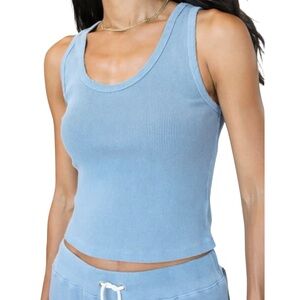 Perfect White Tee Blondie Women's Tank - Denim Blue